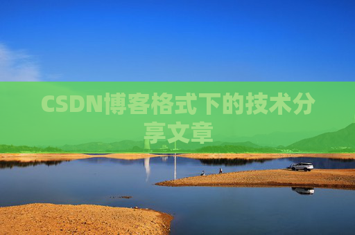 CSDN博客格式下的技术分享文章